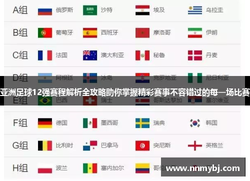 亚洲足球12强赛程解析全攻略助你掌握精彩赛事不容错过的每一场比赛